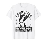Wife Caregiver Cute I Survived My Husband’s Knee Replacement T-Shirt