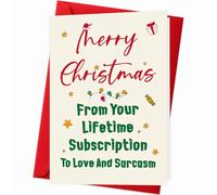 Wife Christmas Card, Merry Christmas Cards Romantic Gift From Husband | Romantic Christmas Card for Wife, Includes Envelope, Ideal for Xmas Gifts, Husband Message And Holiday Greetings for Moments