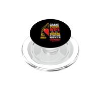 Wife Crane Operator Husband PopSockets PopGrip for MagSafe