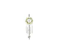 Wife Cream Rose Memorial Wind Chime Hanging Crook Tribute Plaque Graveside Ornament