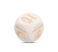 Wife Easter Basket Stuffers Gifts for Young Couples Date Night Dice for Husband Food Dice Gift for Her Him 5 Year Anniversary Wood Gift for Men Wedding Registry Items Valentines Day Dice Game for Him