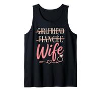 Wife Engagement Newly Engaged Just Married Gift Tank Top