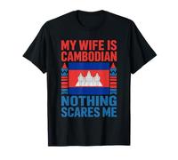 Wife is Cambodian Country Cambodia Flag Roots Cambodian T-Shirt