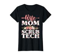 Wife Mom Scrub Tech - Mother’s Day Surgical Tech Wife & Mom T-Shirt
