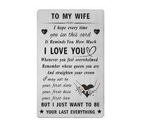 Wife Mother's Day Card - Gifts for Wife Birthday Wedding Anniversary Easter Presents from Husband
