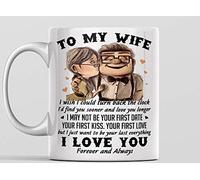 Wife Mugs from Husband for Wedding Anniversary, Birthday, Mothers day or Christmas - To my Wife i wish i could turn back the clock, Couples Wifey and Hubby, Mr and Mrs Coffee