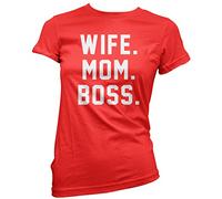 Wife Mum Boss Women's T-Shirt - red 10