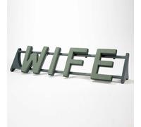 Wife Oasis Funeral Frame Tribute Letters on a Stand Smithers Oasis