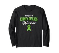 Wife of a Kidney Disease Warrior Support Long Sleeve T-Shirt