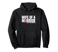 Wife of a Warrior Cleft Lip and Palate Awareness Pullover Hoodie