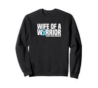 Wife of a Warrior Graves’ Disease Awareness Sweatshirt