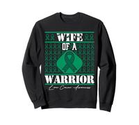 Wife Of A Warrior Liver Cancer Awareness Sweatshirt