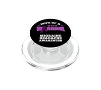 Wife Of A Warrior Migraine Headache PopSockets PopGrip for MagSafe