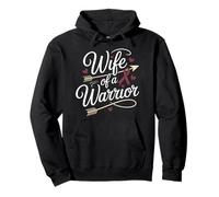 Wife of a Warrior Supportive Spouse Emotional Pride Pullover Hoodie