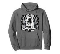 Wife Of The Party Swinger Lifestyle Naughty Adult Humor Pullover Hoodie