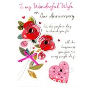 Wife On Our Anniversary Greeting Card Second Nature Just To Say Cards