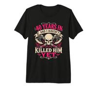 Wife Ruby Wedding 40th Wedding Anniversary Premium T-Shirt