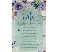 Wife Sapphire Anniversary