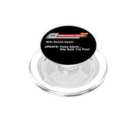 Wife Seems Upset! Update: False Alarm, She Said 'I'm Fine'. PopSockets PopGrip for MagSafe