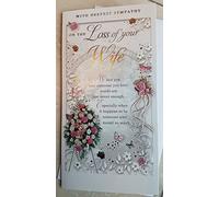 Wife Sympathy Card With Sentiment Verse