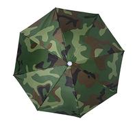 Wifehelper Anti-UV Head-Mounted Umbrella, Sunscreen Fishing Umbrella, Rainproof Rainproof Umbrella Hat, 65cm(#2)