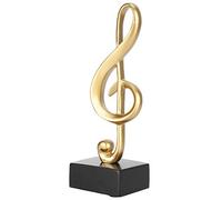 Wifehelper Music Note Statue Ornaments Decoration Accents Decor Desktop Piano Shop Symbol Artwork Figurine Decorations Adornments Modeling Tools