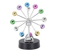 Wifehelper Perpetual Motion, Plastic Revolving Ball Rotation Perpetual Motion Home Table Model Balance Physics Eduecational Decoration, Desk Toy