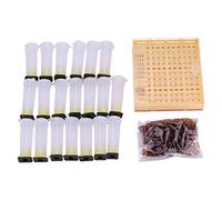 Wifehelper Queen Rearing Cup Kit Bee Cultivating Tool Plastic Beekeeping Box Cage Set Garden Patio Supplies