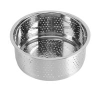 Wifehelper Steam Basket, Stainless Steel Steam Basket with Handle Sugar Removal Rice Cooker Insert Steaming Rack Cookware for Cooking (13.8cm)
