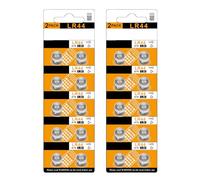 Wiffe 10 / 20Pcs AG13 LR44 1.5V Lithiums Button Cell Batteries for Clocks Thermometers Remote Sensors