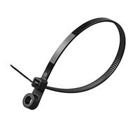 Wiffe 100PCS Nylon Cable Management Tie Buckles Automatic Locking Feature 4.8mm Hole Diameter for Dependable Organization Needs Pack Tie Buckles Heavy Duty