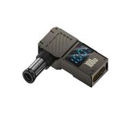 Wiffe 100W Power Display USB C to Direct Current Adapter, A | Portable High Powered for Motorhomes, Real Time Voltages, Efficient Charging for Laptops, Home