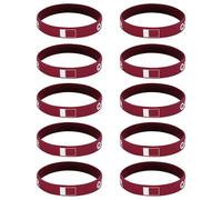 Wiffe 10PCS / pack Stylish 2026 Football Event Silicone Wrist Bands with Bright Color for Sports Enthusiasts International Flag Themed Bangles