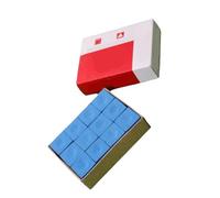 Wiffe 12Pcs Nonslip Square Cue Chalk Billiard Cue Tip Chalk Pool Tip Square Powder Snookers Billiard Easy to Use Snookers