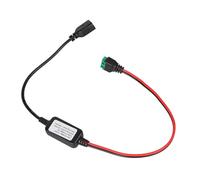 Wiffe 12V 24VDC to 5V USB Female Converter Cable for