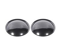 Wiffe 2Pcs Cap Black Diameter 20mm, 54mm | Lightweight Loudspeaker Hat, Very Thin Cover, Woofer Loudspeaker, Subwoofer Decoration Accessory