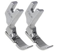 Wiffe 2Pcs Metal Flatbed Sewing Presser Foot for Thin/Thick, P36LW