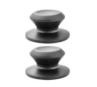 Wiffe 2Pieces Insulating Cookware Handle Comfortable Grip Tool Silicone Potes Lid Knob Kitchenwares Accessaries for Cooking Use Silicone Cover Caps