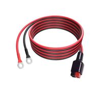 Wiffe 30A Battery Cable with Polarized Plug 8mm O Rings Terminals, 2m