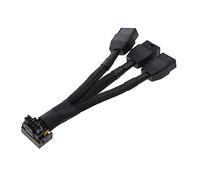 Wiffe 3x8Pin to 16Pin 16AWG PCIE5.0 Adapter Cable, Elbow 12 4 turn 3 8 | 12VHPWR to 3x8pin 4x8Pin Line for GPU RTX4090 RTX4080 Series Graphics Card Power Supply PCIE 5.0 16AWG