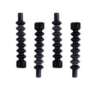 Wiffe 4pack Bicycles Brake Cable Noodles Dustproof Rubber Waterproofed Gaiter for Brake Cable Noodles Boot Durability Rubber