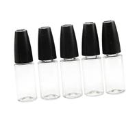 Wiffe 5Pcs Fine Tip Dispenser Bottle with Leakproof Lid Ensuring Accurate Flows for Cosmetic Application Model Coloring Project Needle Tip Drip Bottle