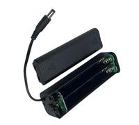 Wiffe 8-Slot 2A Battery Holder Featuring On/Off Switches, Black | Battery Box with Dustproof Cover and Power Switches for LED Lights and 12V Devices Outdoor Electronics