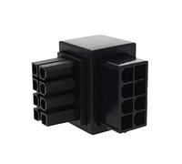 Wiffe 8Pin Female 90 Degree Angled to 8 Pin Male Power Adapter GPU Power Steering Connector for Graphics Video Card GPU Steering Connector