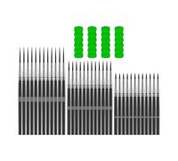 Wiffe Accuracy Line Drawing Pencils Package 36 Pcs with Ergonomic Grip Addons Fade Immune Associations for Detailed Depiction Work Against Slip Bolted Pen Sleeves for Artists