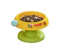 Wiffe Additional Rustless Heightened Pet Bowl Not Tip Base Plan for Leopardine Canine Comfortable Consuming Pose Cervical Assist Hoisted Pet Bowl