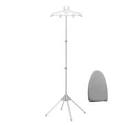 Wiffe Aluminum Clothes Steaming Rack with Lightweighted Ironing Board Optional for Busy Professional Student Dorm Ironing