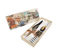 Wiffe Antique Feather Pen Gothic Quill Pen, Black