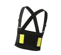 Wiffe Back Brace Men Heavy Type Waist Belt with Reflective Strips for Construction Work and Weightlifting Size Reflective Back Reinforce for Men