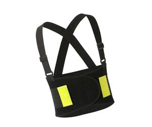 Wiffe Back Brace Men Heavy Type Waist Belt with Reflective Strips for Construction Work and Weightlifting Size Reflective Back Reinforce for Men